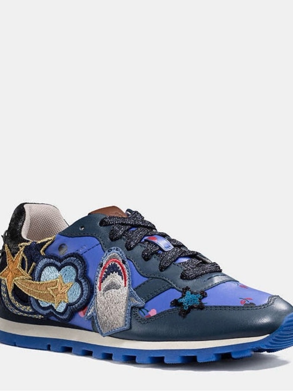 Coach C125 Runner Sharky Sneakers Women's size 9